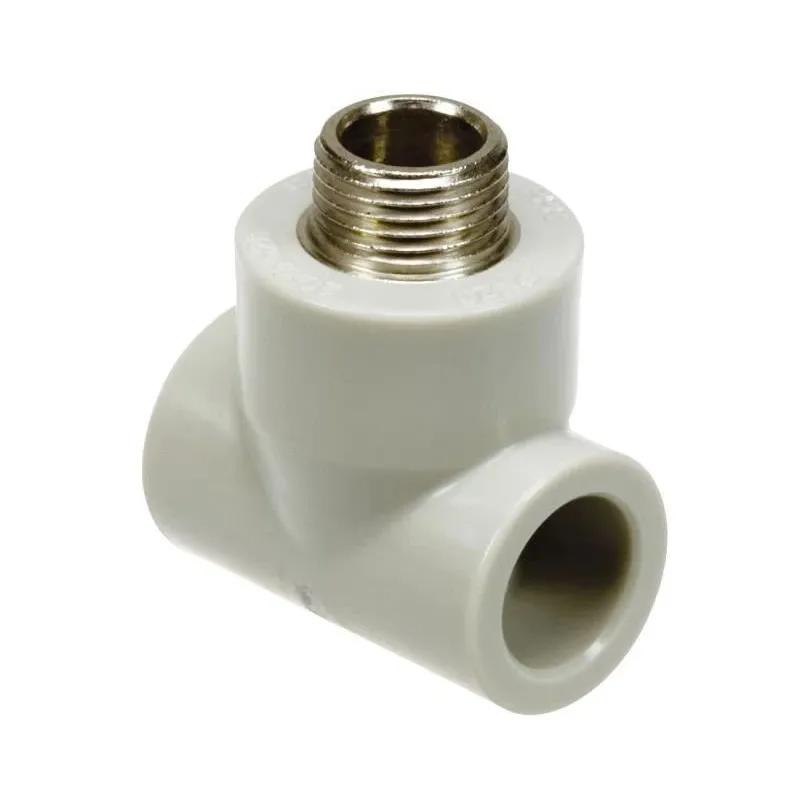 T veida caurule Sanitas PPR 27.2520, 90 °, 1-2 collas – Ārējā vītne-25 mm - Lodējama iekšpuse, polipropilēns ,pp,