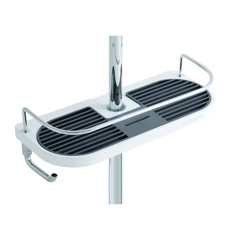 Dušas plaukts Ferro 65580.1. 280 mm x 90 mm x 120 mm. balta