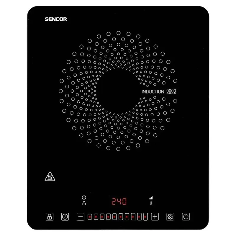 Mini viryklė indukcinė Sencor SCP 3701BK, 2000 W, juoda sp.