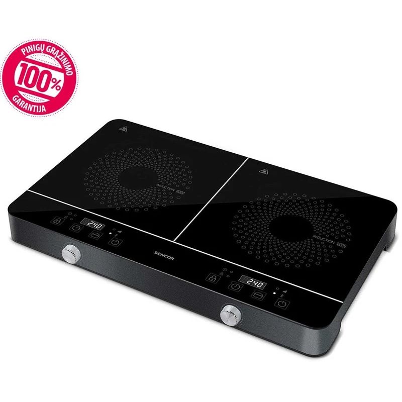 Indukcijas plīts ar elektrisko krāsni Sencor SCP 42021GY