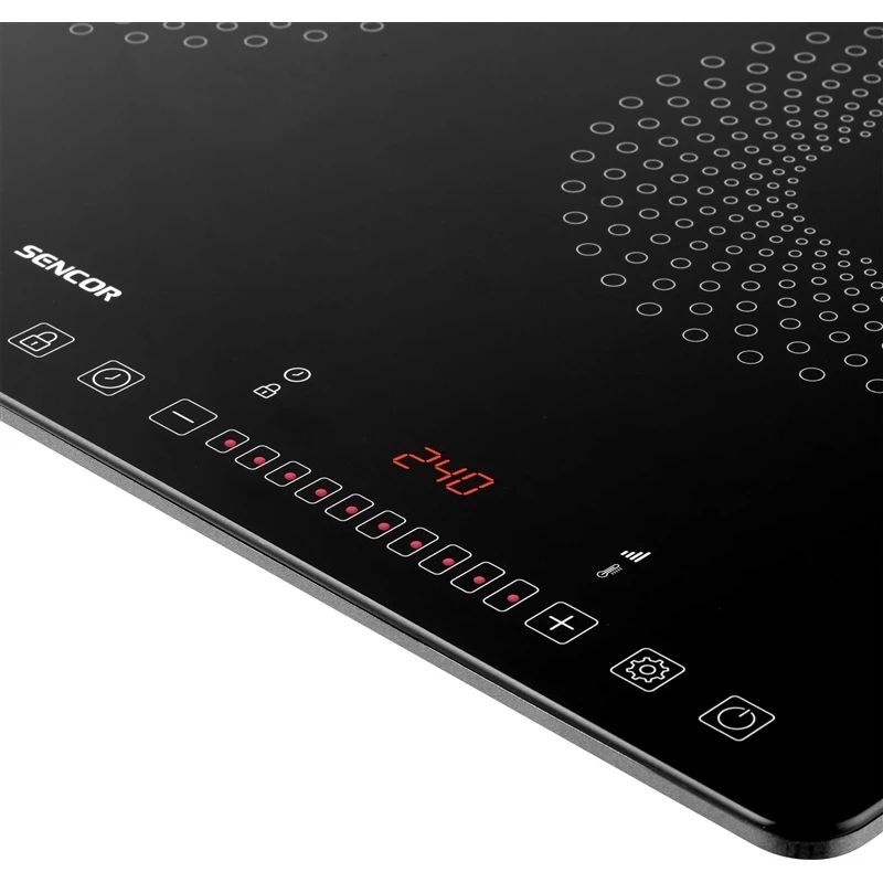 Mini plītis Sencor SCP 4501BK. 3400 W. melna