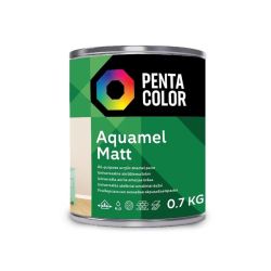 Emaljas krāsa Pentacolor Aquamel. balta. matēts. 0.7 kg.