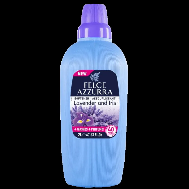 FELCE AZZURRA Lavanda & Iris veļas mīkstinātājs ,40x, 2L