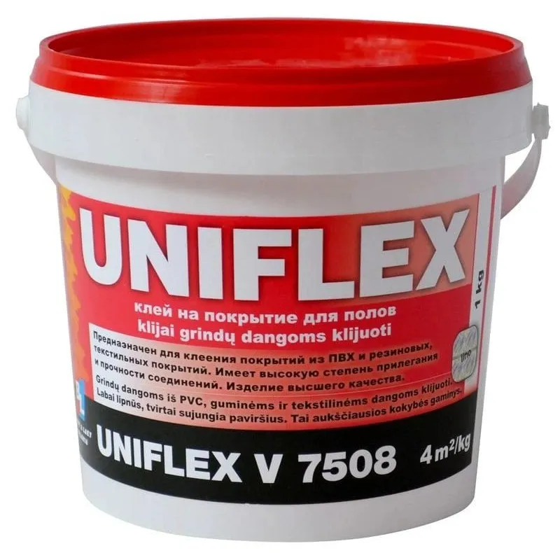Līme grīdas segumi Teluria Uniflex, 1 kg, balta krās.