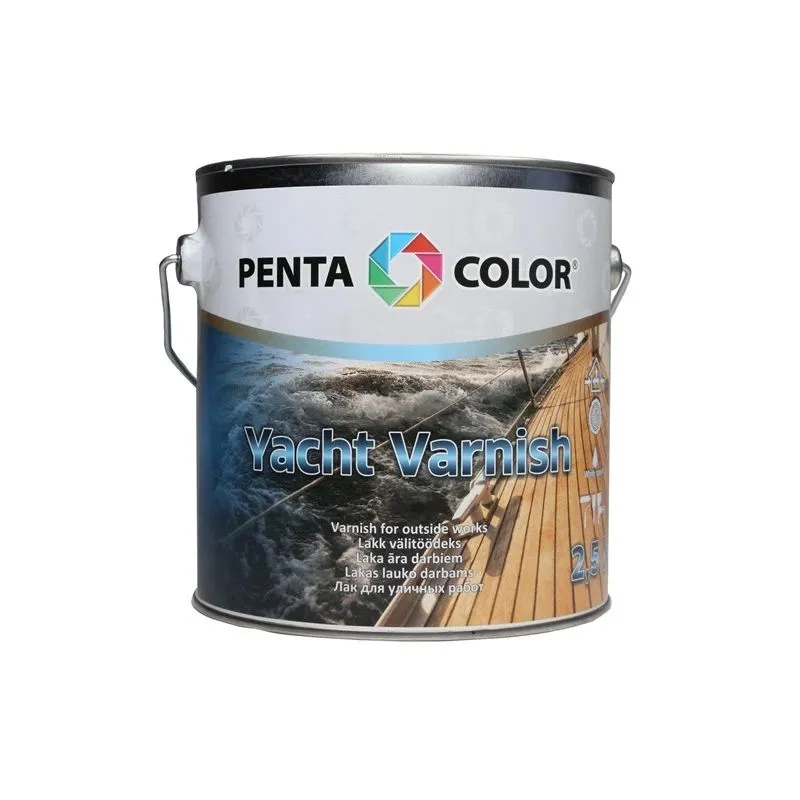 Lakk, läikiv Pentacolor Yacht, 2.5 l, Värvitu