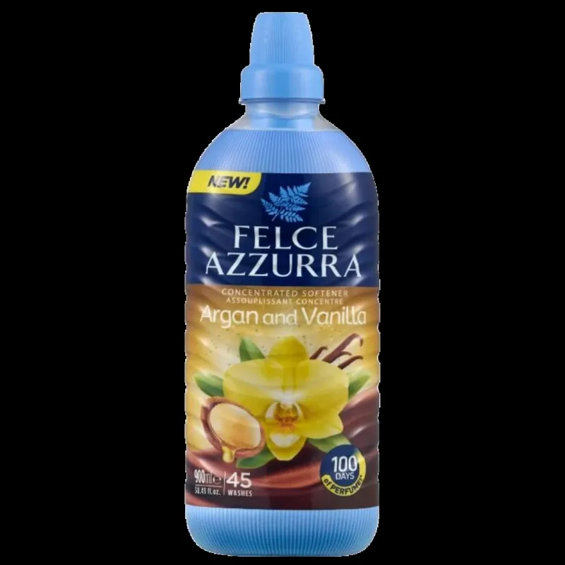 FELCE AZZURRA Argan & Vanilla veļas mīkstinātājs ,45x, 900ml