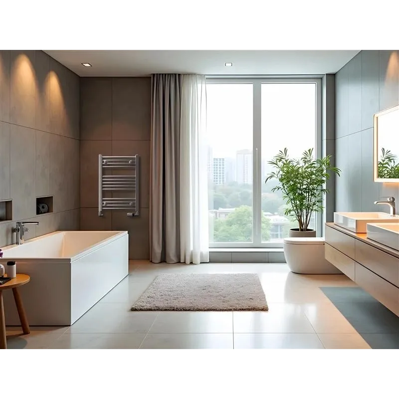 Ūdens dvieļu žāvētājs Koralux Rondo Classic, balta, 50 cm x 70 cm, 280 W