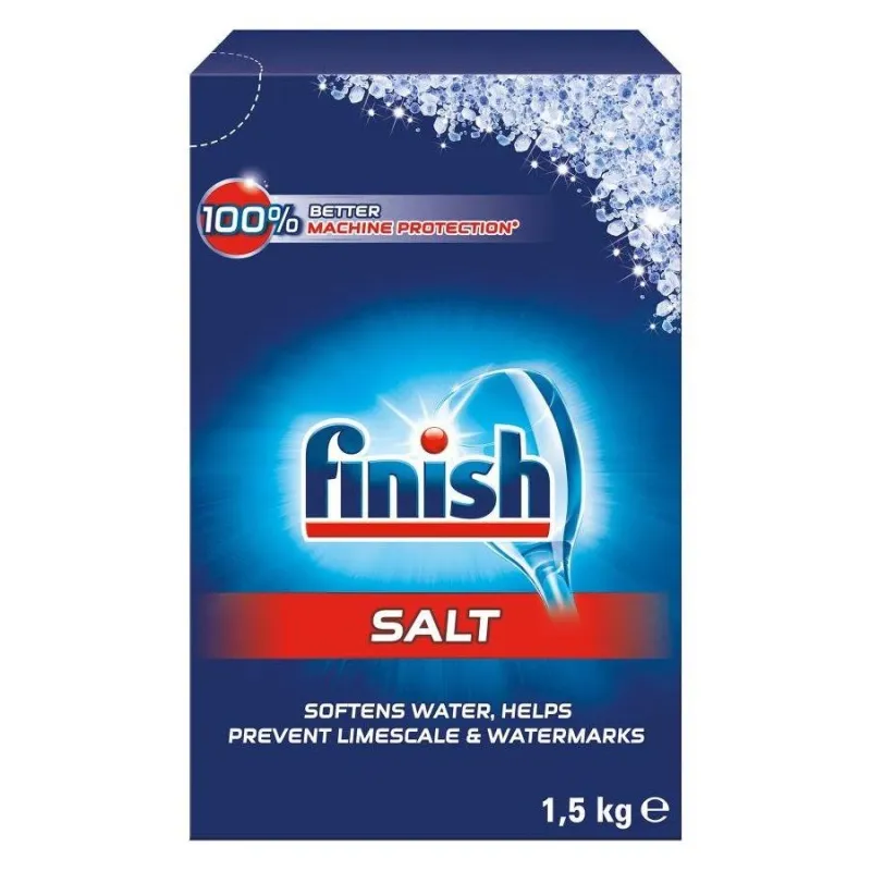 Trauku mazgājamās mašīnas sāls Finish, 1.5 kg