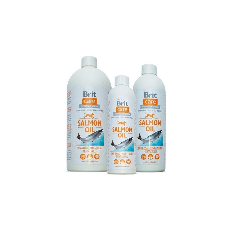 Lašu eļļa dzīvniekiem Brit Care, 500 ml