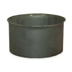 Kamina ühendustoru Abx, must v., 150 mm