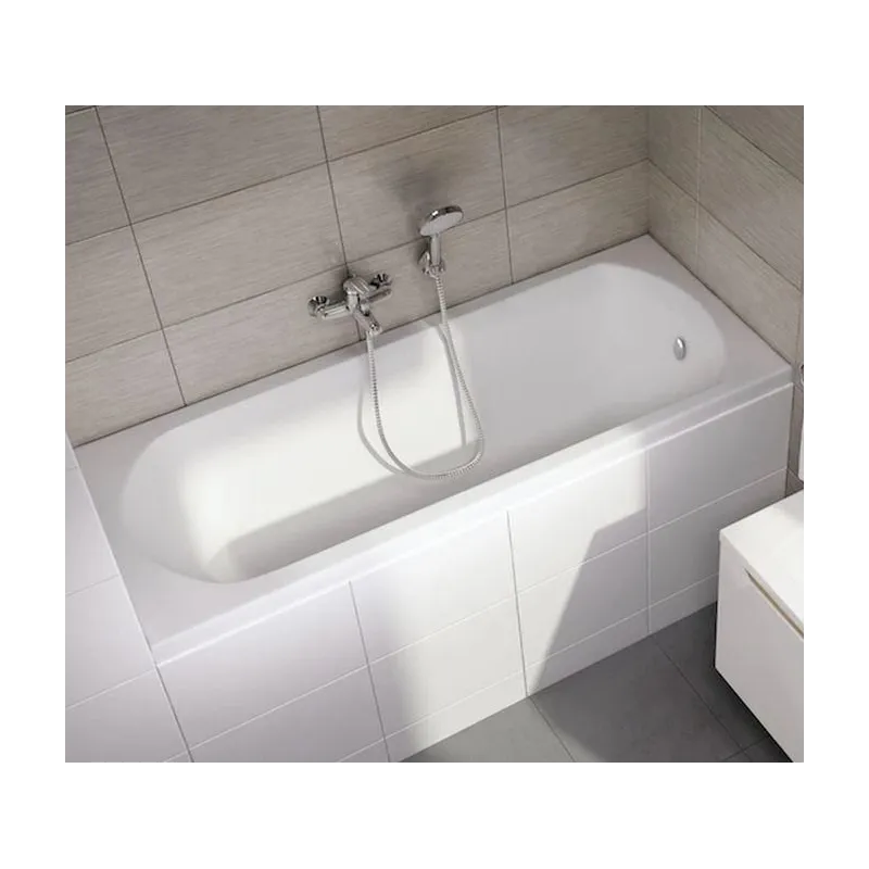 Vanna, iebūvējams Ravak Domino Classic, 150 cm x 70 cm x 43.5 cm, taisnstūris, balta krās.