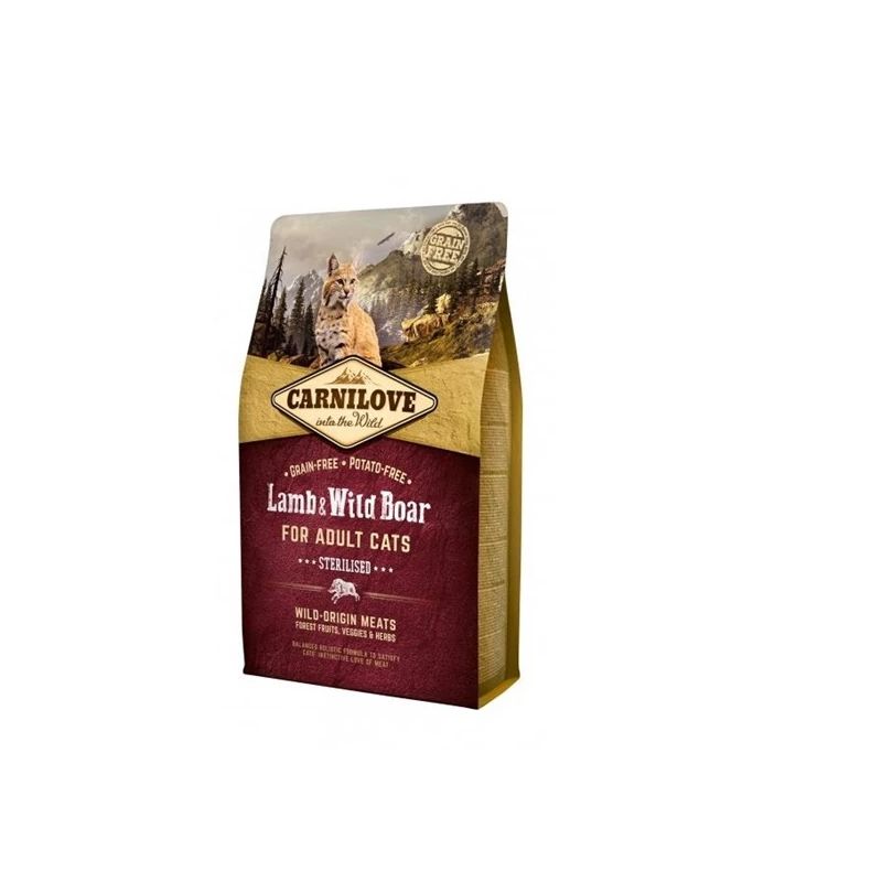 Sausā kaķu barība Carnilove. 6 kg