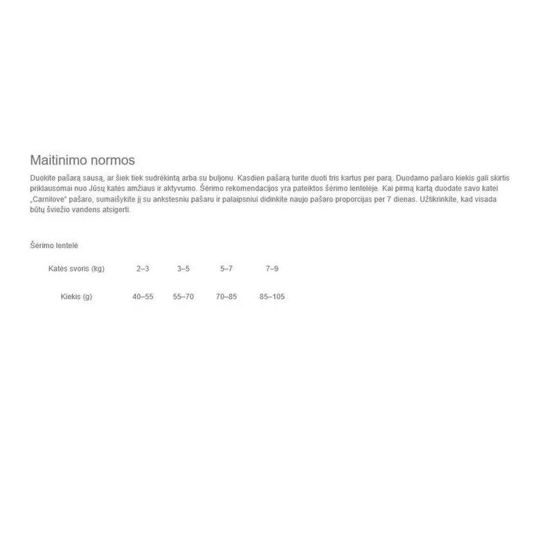 Sausā kaķu barība Carnilove, savvaļas dzīvnieku gaļa, 6 kg