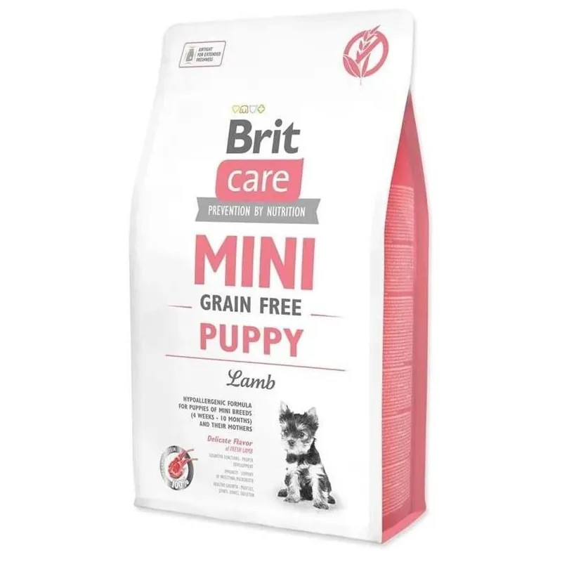 Sausā suņu barība Brit Care Mini Puppy Lamb, jēra gaļa, 2 kg
