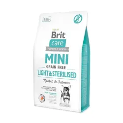Sausas šunų maistas Brit Care Mini Light&Sterilised, triušiena-lašiša, 2 kg