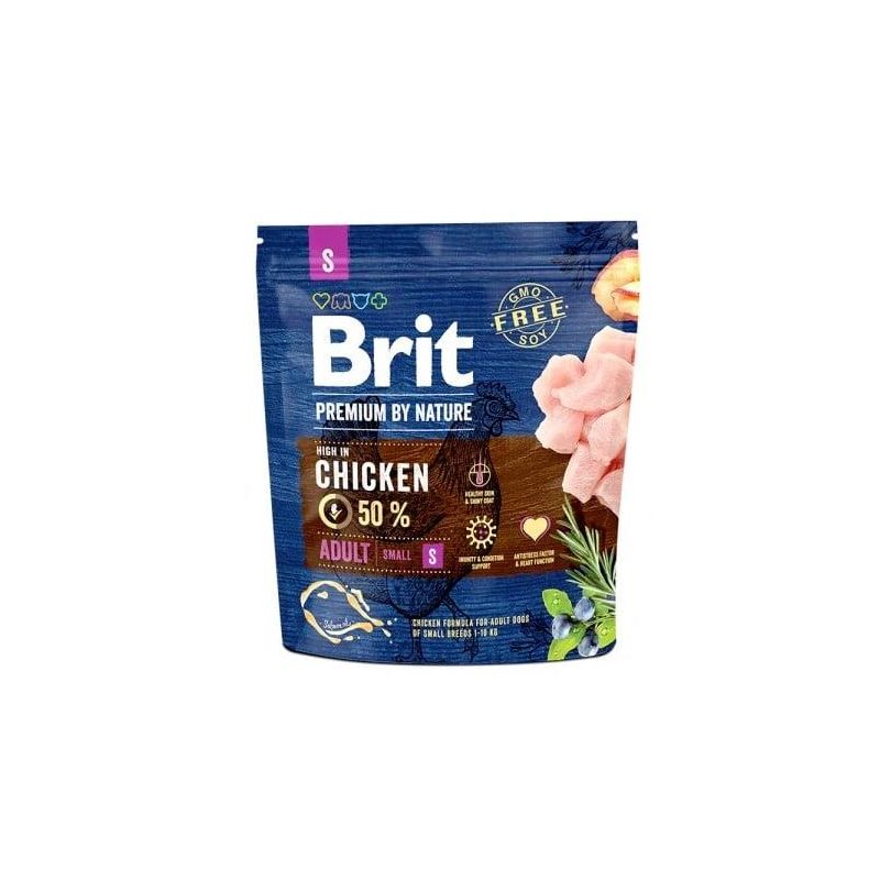 Barība suņiem Brit Adult S, 1 kg