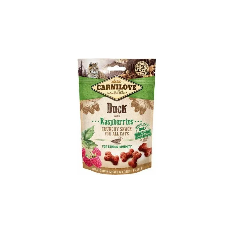 Kārumi kaķiem Carnilove Cat Snack Duck, pīles gaļa, 0.05 kg