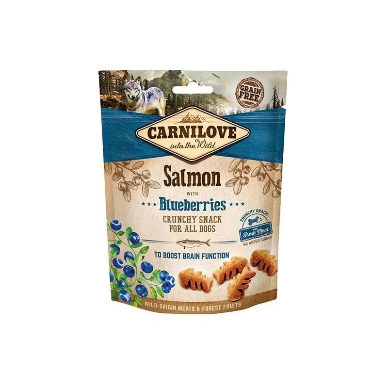 Gardums suņiem Carnilove Into The Wild Salmon with Blueberries, zivs, 0.2 kg