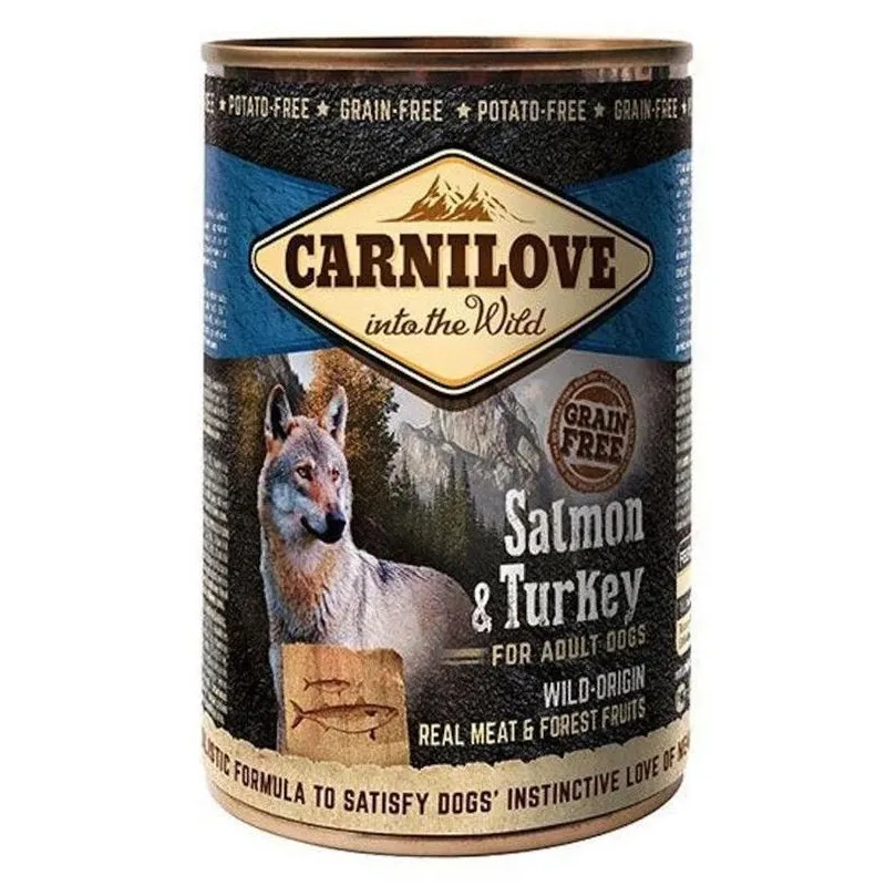 Mitrā barība ,konservi, suņiem Carnilove, zivs, 0.4 kg