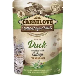Kassi märgtoit Carnilove Rich in Duck Catnip, pardiliha, 0.085 kg