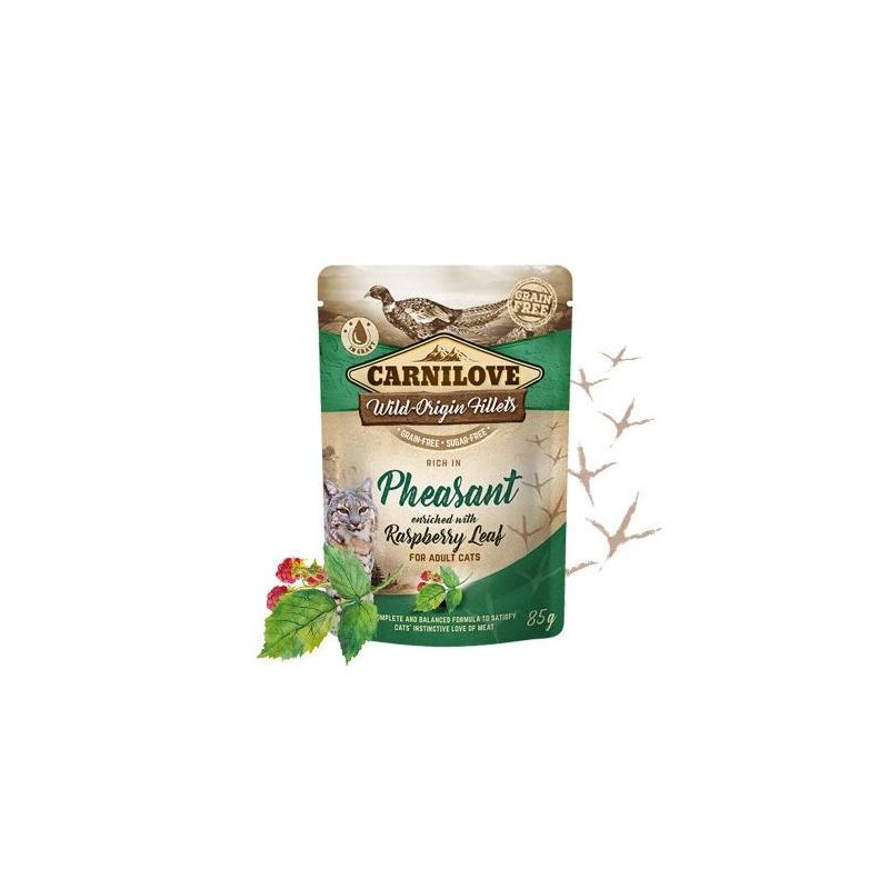Mitrā kaķu barība Carnilove Pouch Pheasant