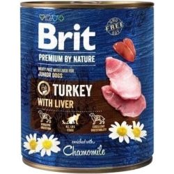 Konservi suņiem Brit Premium with Liver 800g