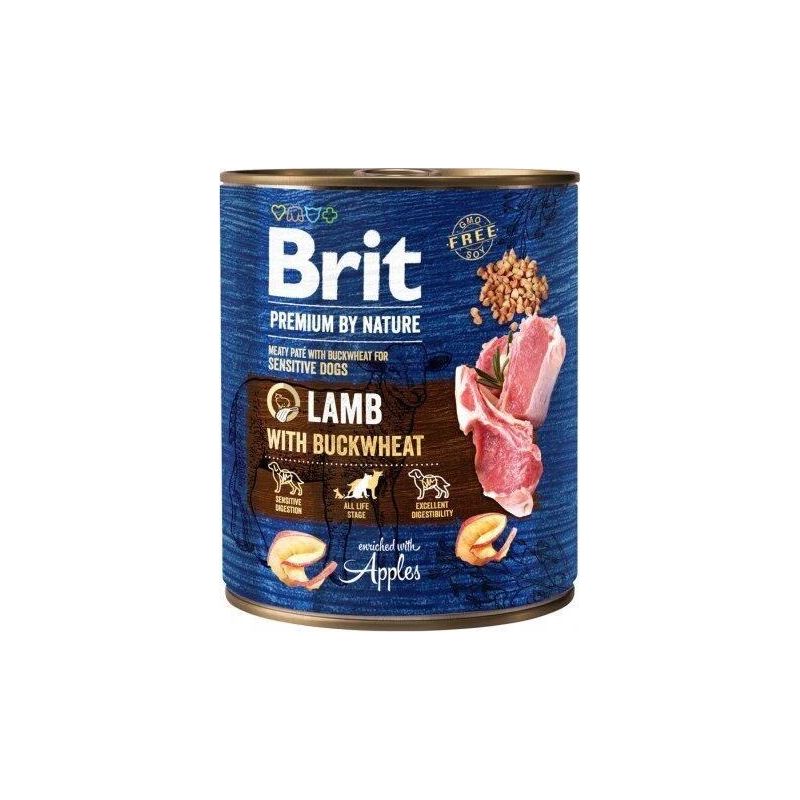 Konservi suņiem Brit Premium Lamb with Buckwheat 800g