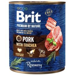 Mitrā barība ,konservi, suņiem Brit Premium. cūkgaļa. 0.8 kg