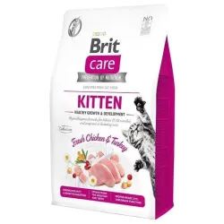 Kuiv kassitoit Brit Care Healthy Growth & Development Kitten, kanaliha-kalkun, 2 kg