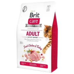 Sausas kačių maistas Brit Care Activity Support M-BRCAVG2, vištiena-kalakutiena, 2 kg