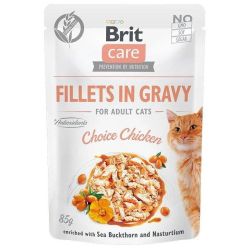 Konservi CATS BRIT CARE CHOICE VISTAI 85G