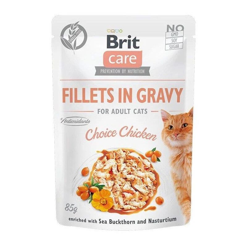 Konservi CATS BRIT CARE CHOICE VISTAI 85G