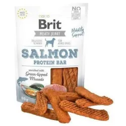 Skanėstas šunims Brit Jerky Salmon Protein Bar, žuvis, 0.08 kg