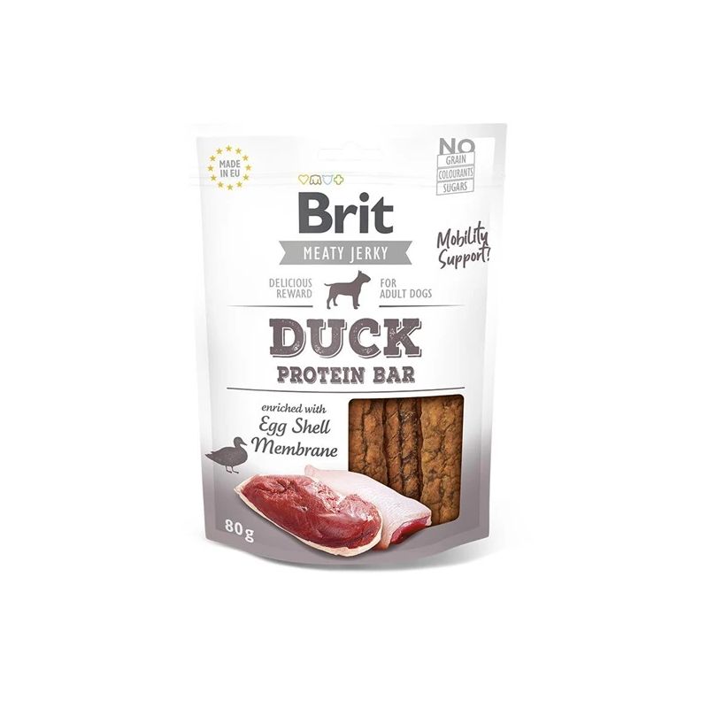 Brit Jerky Duck Protein Bar delikatese 80g