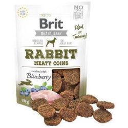 Brit Jerky Rabbit Meaty Coins delikatese 80g