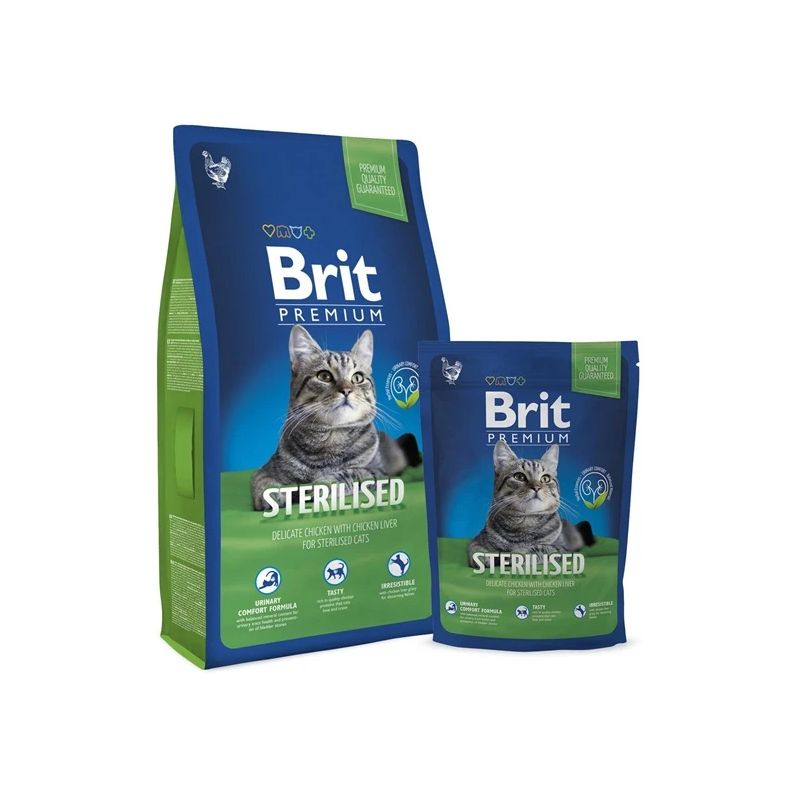 Ėdalas katėms „brit prem cat sterilized“ 1.5 kg