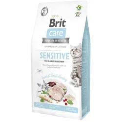 Kuiv kassitoit Brit Care Sensitive Adult, kalaliha, 2 kg
