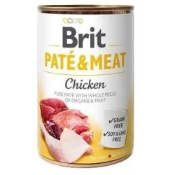 Märg koeratoit Brit Care Paté & Meat BR57417, kanaliha, 0.4 kg