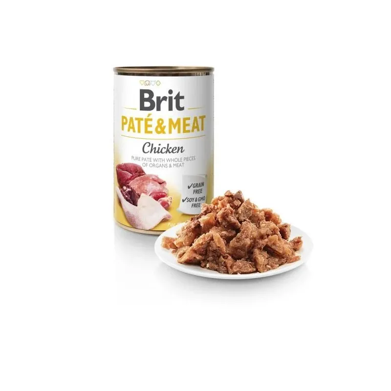 Konservai šunims „brit care chicken&pate“ 400 g