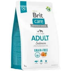 Sausā suņu barība Brit Care Adult Grain-free. lasis. 3 kg