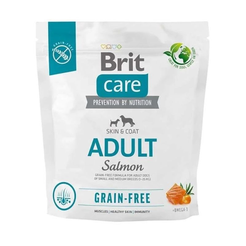 Sausā suņu barība Brit Care Grain-Free. zivs-dārzeņi. 1 kg