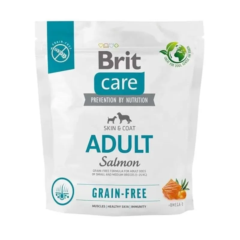 Sausā suņu barība Brit Care Grain-Free. zivs-dārzeņi. 1 kg