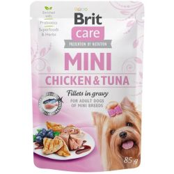 Mitrā barība ,konservi, suņiem Brit Care Mini. zivs. 0.85 kg