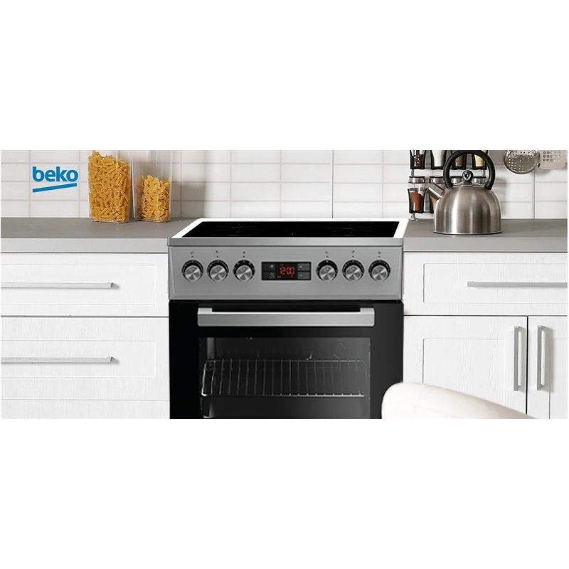 Elektriskā plīts ar elektrisko cepeškrāsni Beko FSM57300GX