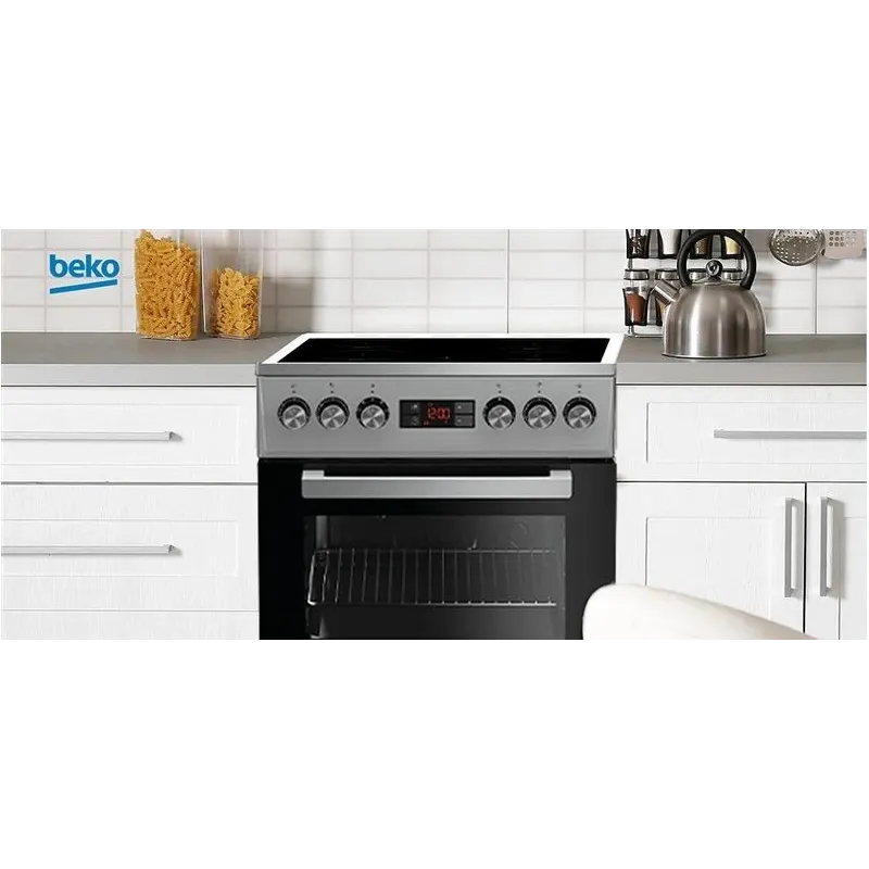 Elektrinė viryklė su elektrine orkaite Beko FSM57300GX