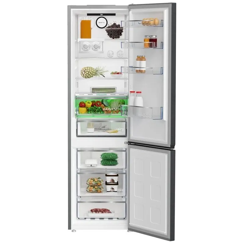 Šaldytuvas šaldiklis apačioje Beko B5RCNA405ZXBR