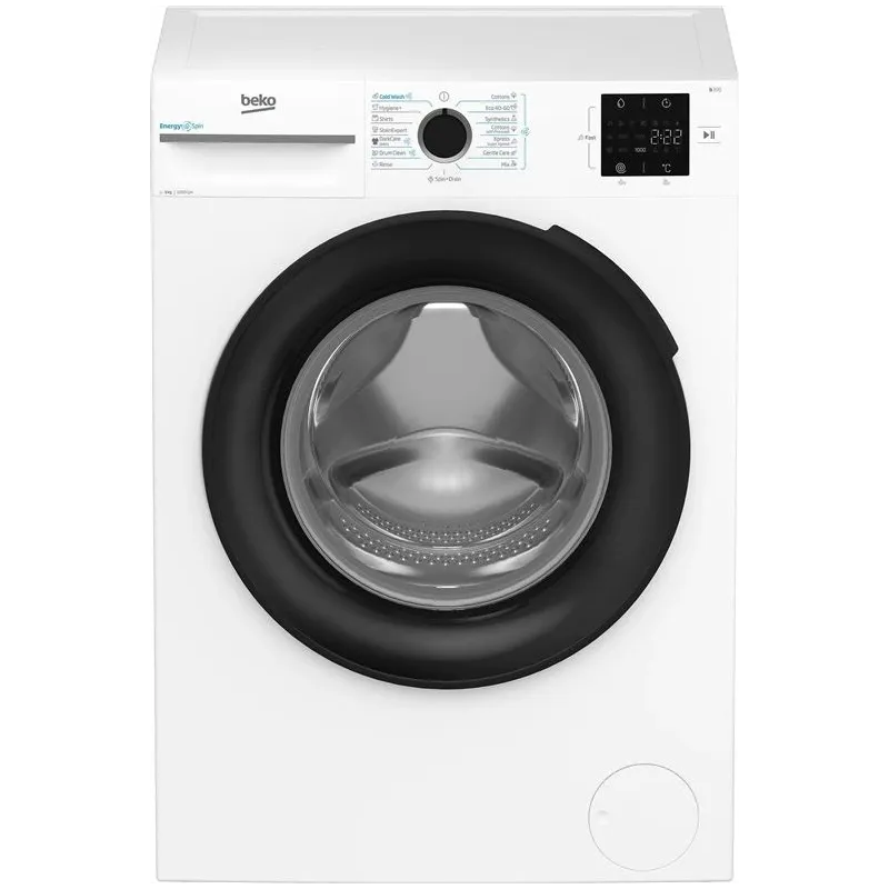 Veļas mašīna Beko BM3WFU39215WB, 9 kg, balta