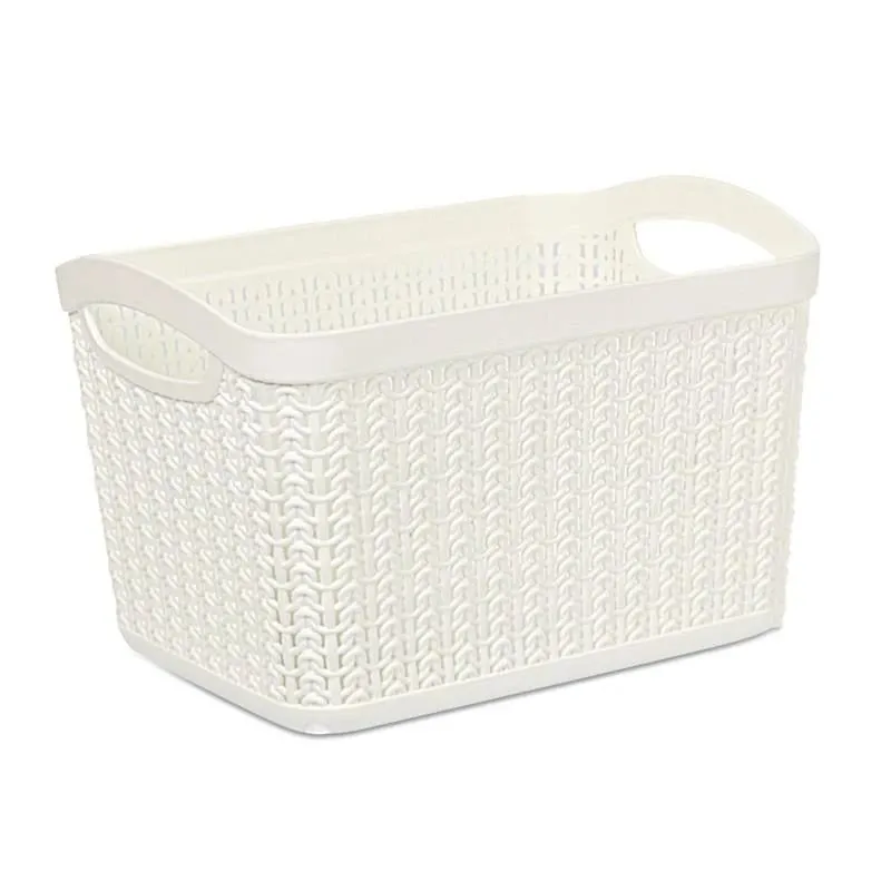 Uzglabāšanas kaste Ucsan Plastik 8691459013093, balta krās., 21 x 13.8 x 16.8 cm