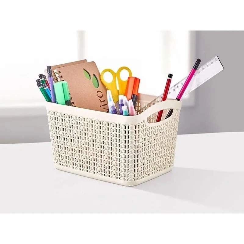 Uzglabāšanas kaste Ucsan Plastik 8691459013093, balta krās., 21 x 13.8 x 16.8 cm