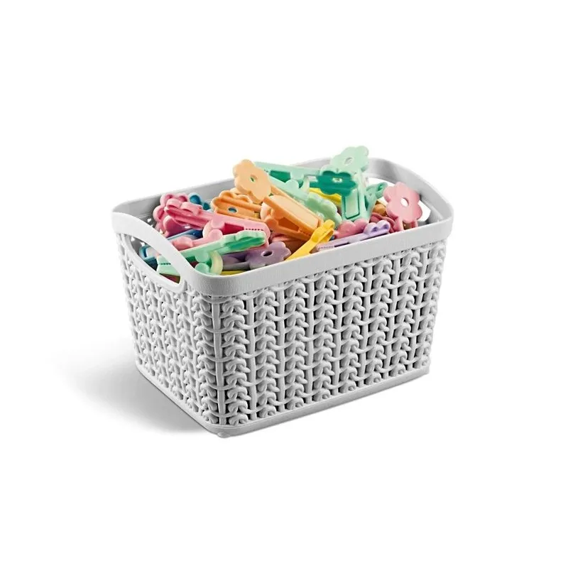 Uzglabāšanas kaste Ucsan Plastik, 1.5 l, pelēka krās., 16.5 x 11 x 12.5 cm